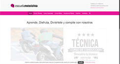 Desktop Screenshot of escuelamotociclista.com