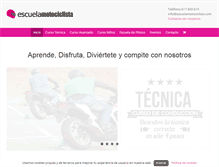 Tablet Screenshot of escuelamotociclista.com
